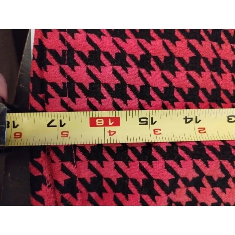 The Children's Place Red & Black Houndstooth Pattern Dress Girls Size‎ XL 14 - Picture 6 of 9